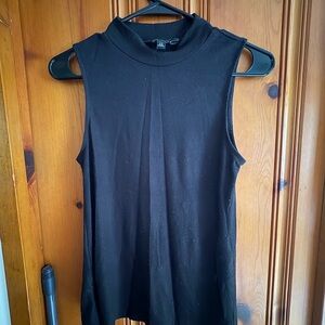 Banana Republic Black Mock Neck Tank Top